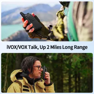 Radio de Comunicación x2 Walkie Talkie C1: ¡Conexión Clara, Alcance Inigualable! - Radio de comunicación x2 Walkie Takie C1