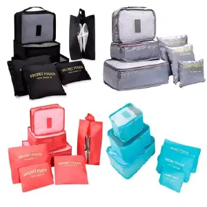 Kit Organizador de Maleta 7 Piezas: ¡Viaja sin Estrés! - KIT ORGANIZADOR DE MALETA 7PZAS