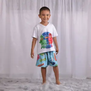¡Pijama de PJ Masks para Niños! ¡Noche de Aventuras y Sueños Mágicos! - pijama niño pjmasks