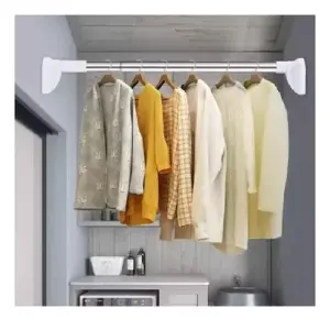 Soporte de Barra Expandible para Ropa - El Organizador Perfecto - Soporte En Barra Expandible Para Ropa 50