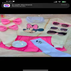 Adorable Conjunto de Minnie Mouse para Niña - Conjunto para niña Minnie mouse
