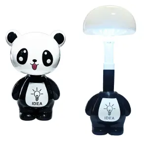 Lampara Oso Panda Divertida y Recargable para Niños - Lampara Oso Panda Niños Recargable Escri