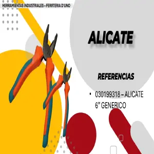 ALICATE GENRICO 6": Precisión y Durabilidad en Cada Corte - ALICATE GENRICO 6"