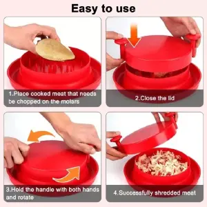 DESMECHADOR Y TRITURADOR MANUAL PARA CARNE: ¡La Solución Definitiva para tu Cocina! - DESMECHADOR TRITURADOR MANUAL PARA  CARN