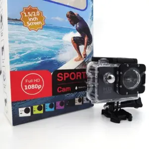 Cámara Deportiva 1080p HD: Captura tus Aventuras - Cámara Deportiva 1080 Hd + Accesorios