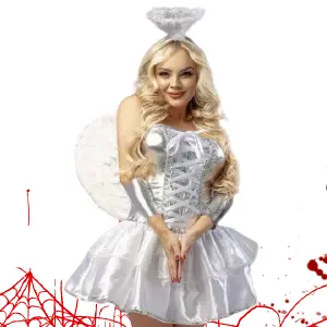 Conviértete en un Ser Celestial con Nuestro Disfraz de Ángel para Halloween - DISFRAZ DE ANGEL HALLOWEN