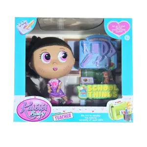 Muñeca Profesora: ¡Inspira el Aprendizaje con Estilo! - Muñeca Vestido Profesora Accesorios Jugu