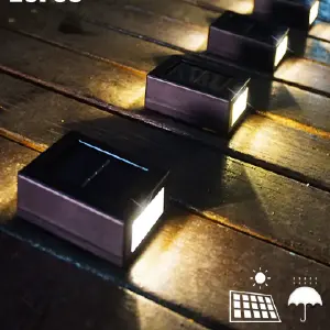 LAMPARA SOLAR PARA EXTERIORES X 2 UND GC: Ilumina tus noches - LAMPARA SOLAR PARA EXTERIORES X 2 UND GC