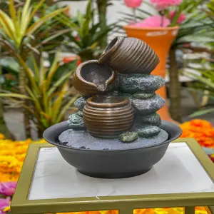 Fuente Decorativa 2329: Serenidad Fluida para tu Hogar - Fuente Decorativa 2329