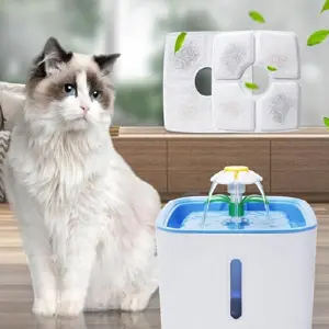 FILTRO CUADRADO PARA FUENTE DE GATO X6: ¡Agua Fresca y Pura para tu Felino! - FILTRO CUADRADO PARA FUENTE DE GATO X6