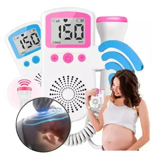 Monitor Fetal Doppler: Escucha el Corazón de tu Bebé - Monitor Latidos Fetales Doppler Embarazo