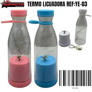 TERMO LICUADORA YE-03: Potencia y Estilo para tu Cocina - TERMO LICUADORA YE-03