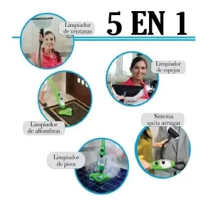 Máquina Lava Todo Hogar Vapor 5 En 1: Limpieza Profunda y Eficiente - Maquina Lava Todo Hogar Vapor 5 En 1