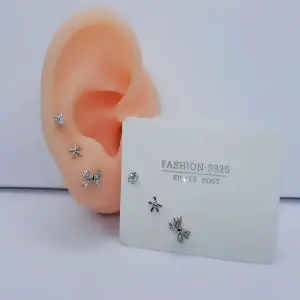 TRIO TOPOS MOÑOS PLATEADOS: Elegancia y Estilo en Cada Detalle - TRIO TOPOS MOÑOS PLATEADOS