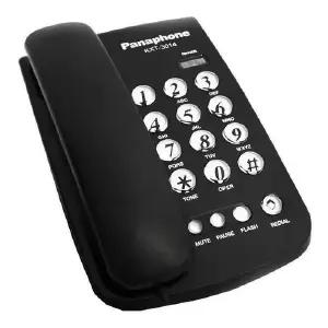 Teléfono Fijo Panaphone KXT-3014: Comunicación Clásica con Elegancia Moderna - Teléfono fijo Panaphone KXT-3014