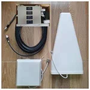 Potencia Tu Señal Celular: Antena Amplificador 4 Bandas - antena amplificador señal celular 4 band