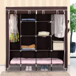 ROPERO ARMARIO TELA 4 CUERPOS GRANDE 170: La solución perfecta para organizar tu hogar - ROPERO ARMARIO TELA 4 CUERPOS GRANDE 170