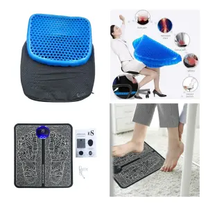 Combo Definitivo: Cojín de Gel y Tapete para Pies de Gimnasia - Combo Cojin gel + Tapete Pies Gimnasia