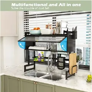 Organizador de Cocina de Dos Niveles: ¡Maximiza tu Espacio! - Organizador cocina dos niveles de tapa