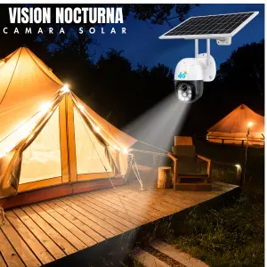 CAMARA SOLAR 4G DE 1 LENTE: Vigilancia Inteligente y Autónoma - CAMARA SOLAR 4G DE 1 LENTE USO CON SIM C