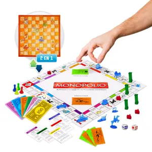 Monopolio Escaleras y Serpientes: ¡La Diversión Clásica Renovada! - Monopolio Escaleras Serpientes 18529