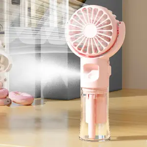 Mini Ventilador Portátil 2 en 1: Frescura Donde Quieras - Mini Ventilador Portátil 2 En 1