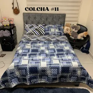 Colcha Española Estampada Doble: Elegancia y Confort para tu Hogar - colcha española estampada doble