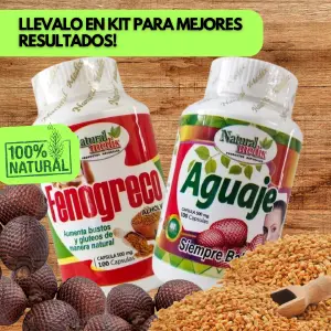 Kit Aguaje Siempre Bella - Fenogreco: ¡Belleza Natural y Radiante! - Kit Aguaje Siempre Bella- Fenogreco
