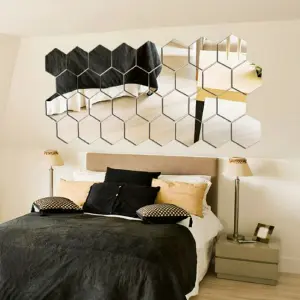 Espejos Hexagonales Pequeños: El Toque Perfecto para tu Decoración - Espejo hexagonal pequeño x6 MDH-01