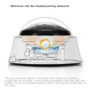 Removedor Eléctrico de Uñas en Gel a Vapor: ¡Dile Adiós al Trabajo Duro! - Removedor Eléctrico Uñas En Gel A Vapor