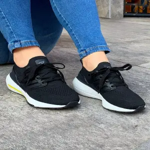 Tenis de Mujer Trainer Negro: Elegancia y Comodidad en Cada Paso - Tenis de mujer Trainer Negro