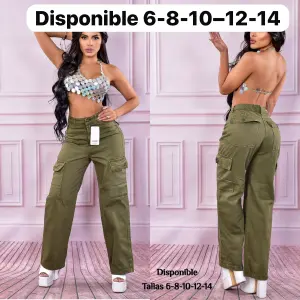 Jean Levantacola Cargo: Estilo y Funcionalidad Militar - Jean Levantacola Cargo Verde Militar