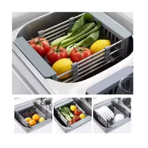 Rejilla Escurridor: Mantén tus Frutas y Verduras Frescas y Organizadas - Rejilla Escurridor Frutas Verduras