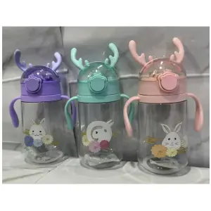 Botella Infantil Antiderrame con Divertidas Orejitas - Botella Infantil Antiderrame Orejas