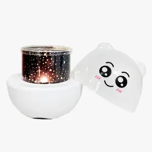 LAMPARA PROYECCION GIRATORIA PANDA: Ilumina tus Sueños - LAMPARA PROYECCION GIRATORIA PANDA