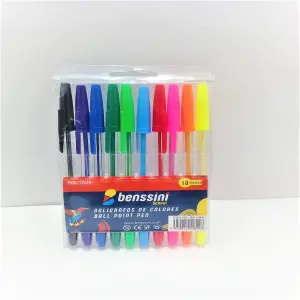 LAPICERO DE COLORES X10 PCS: ¡Dale Vida a tu Creatividad! - LAPICERO DE COLORES  X10 PCS