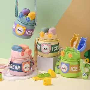 Taza Termo Infantil: ¡La Compañera Perfecta para Cada Aventura! - Taza Termo Infantil De Doble Bebida