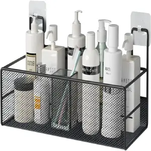 Estante Organizador Metálico para Baño (x2) - Estante organizador metalico baño x 2