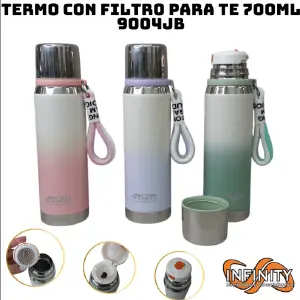 TERMO TERMICO CON FILTRO 700 ML: Tu Compañero Ideal para Mantener tus Bebidas a la Perfección - TERMO TERMICO CON FILTRO 700 ML