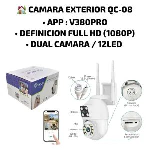 Cámara Exterior QC-08: Definición HD - camara exterior qc-08 deficion hd