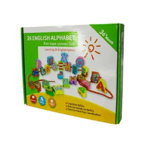 Juguete Didáctico de Madera: ¡Aprende el Abecedario divirtiéndote! - Juguete Didáctico Madera Letras Abecedar