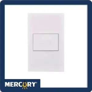 Placa Ciega Mercury Premium Blanca: Elegancia y Sofisticación para su Hogar - PLACA CIEGA MERCURY PREMIUM WHITE