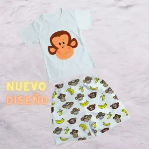 Pijama de Monito para Niño: ¡Dulces Sueños Asegurados! - pijama niño monito