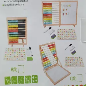 Juego Didáctico Ábaco: ¡Aprendizaje Divertido y Magnético! - Juego Didactico Abaco, Tablero Magnetico