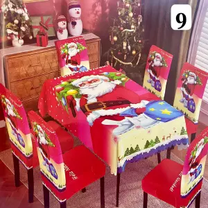 SET MANTEL CON FORROS NAVIDEÑO: ¡Dale un toque festivo a tu hogar! - SET MANTEL CON FORROS NAVIDEÑO
