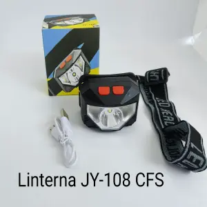LINTERNA MINERA RECARGABLE JY-108: Ilumina tu camino - LINTERNA MINERA RECARGABLE  JY-108