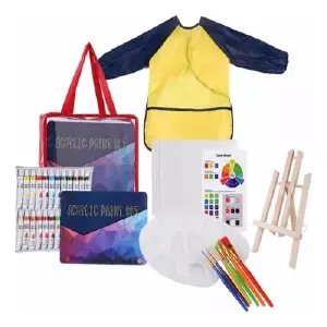 KIT DE PINTURA ACRÍLICA PARA NIÑOS: ¡Despierta la Creatividad! - KIT DE PINTURA ACRILICA PARA NIÑOS