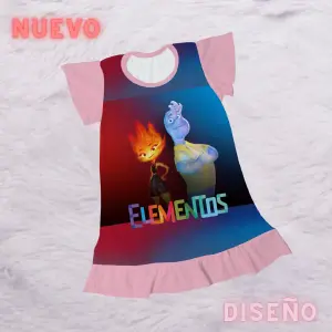 Pijama Niña Elemento Pink: ¡Dulces Sueños Asegurados! - Pijama niña elemento pink