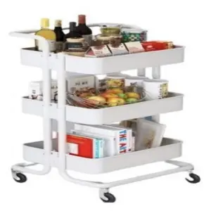 Carrito De Almacenamiento Estante: Organiza tu hogar con estilo - Carrito De Almacenamiento Estante