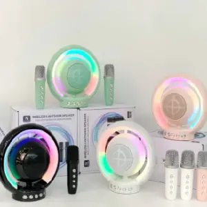 Parlante Karaoke Bluetooth Portátil: ¡Tu Fiesta Donde Quieras! - Parlante Karaoke Bluetooth Portátil